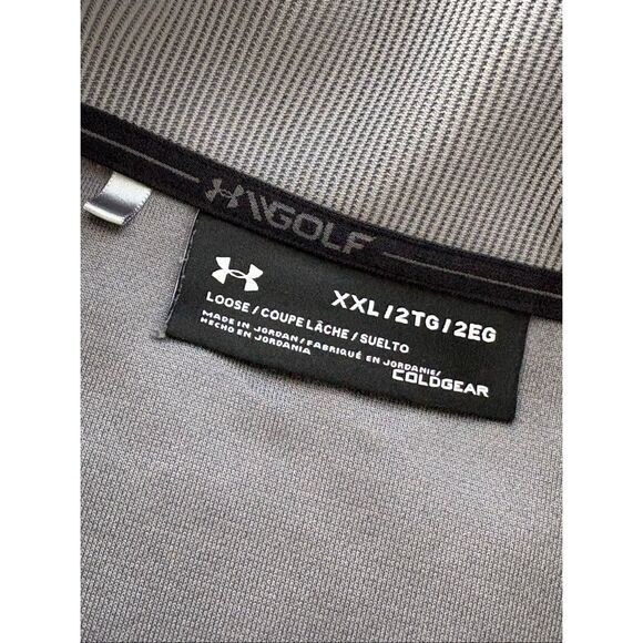 Under Armour gray 3 snap golf pullover - XXL - Picture 3 of 9